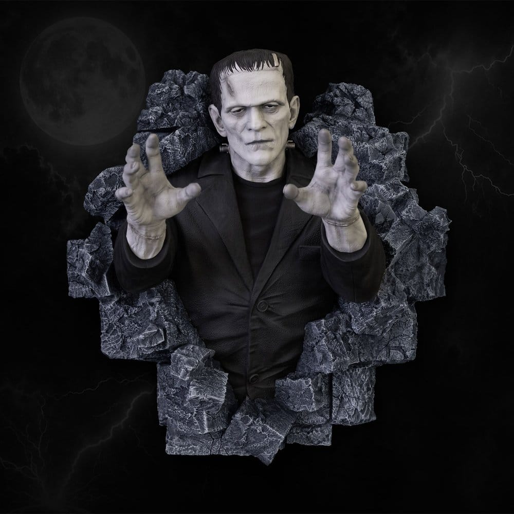 Frankenstein Escultura de Pared Classic Horror Edition Lifesize 94 cm