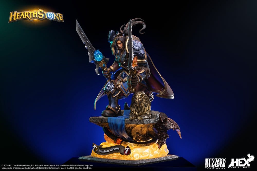 Hearthstone Estatua 1/10 Varian Wrynn 31 cm