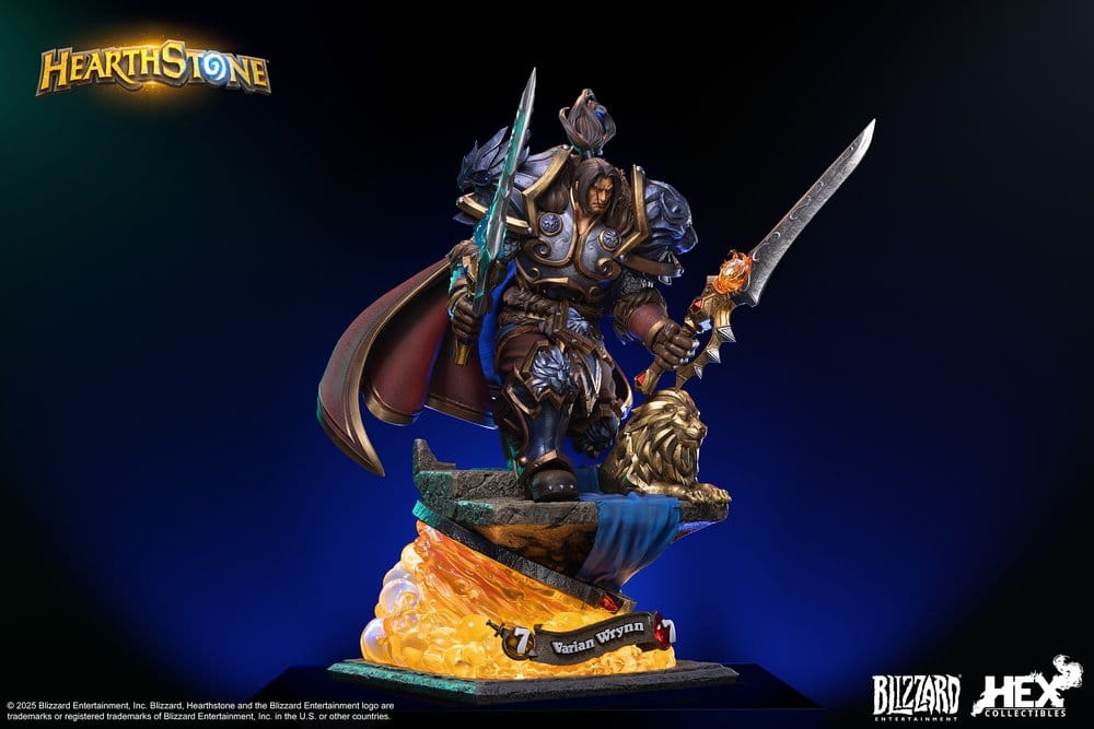 Hearthstone Estatua 1/10 Varian Wrynn 31 cm