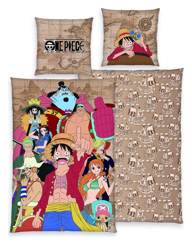 One Piece Ropa de cama One Piece Crew 135 x 200 cm