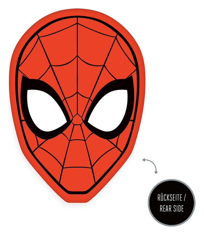 Marvel Soft Velboa Almohada Spider Man Head 22 x 32 cm