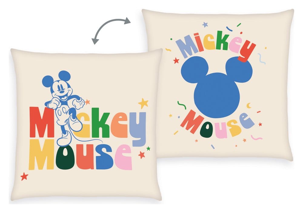 Disney Soft Velboa Almohada Mickey Mouse 40 x 40 cm