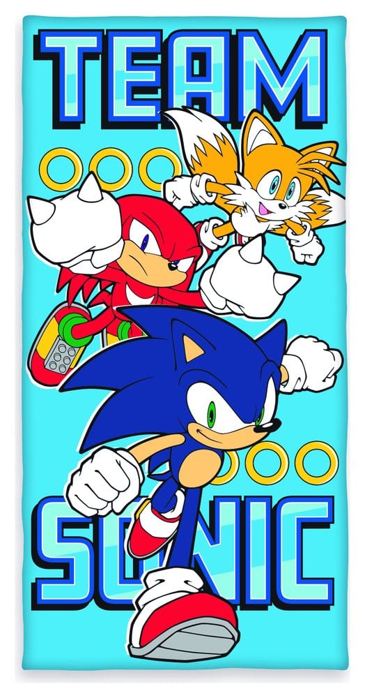 Sonic Toalla de playa Team Sonic 70 x 140 cm