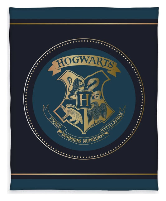 Harry Potter Manta Polar Hogwarts Crest 130 x 160 cm