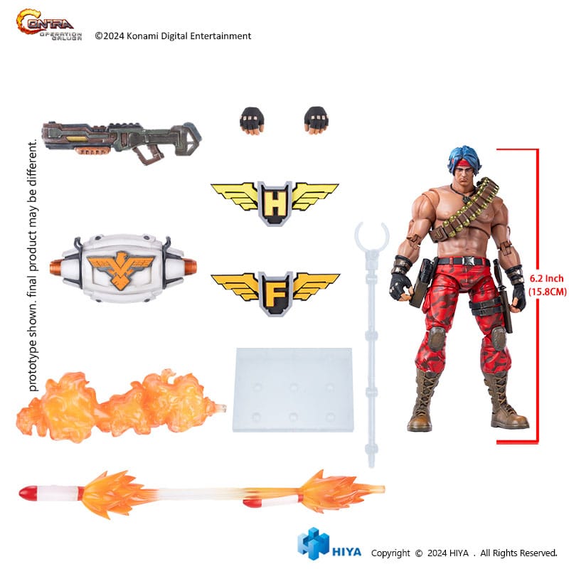 Contra: Operation Galuga Figura Exquisite Basic Lance Bean 16 cm - Z POP Toys