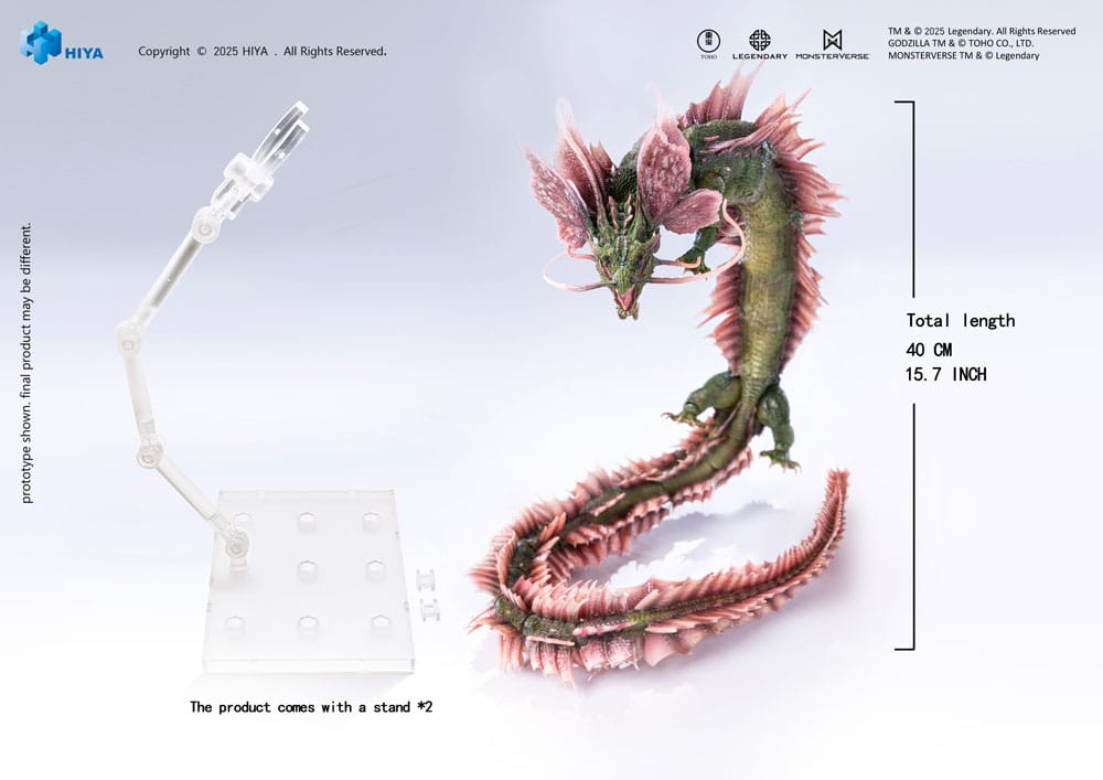 Godzilla x Kong The New Empire Figura Exquisite Basic Tiamat 40 cm