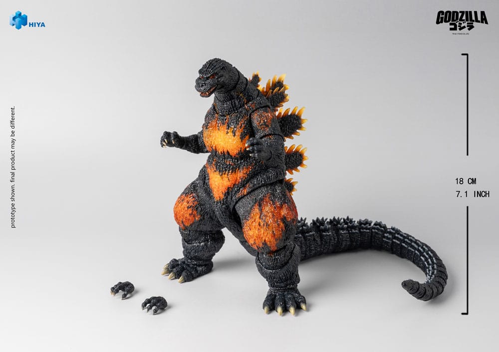 Godzilla vs. Destoroyah (1995) Figura Exquisite Basic Burning Godzilla 18 cm - Z POP Toys