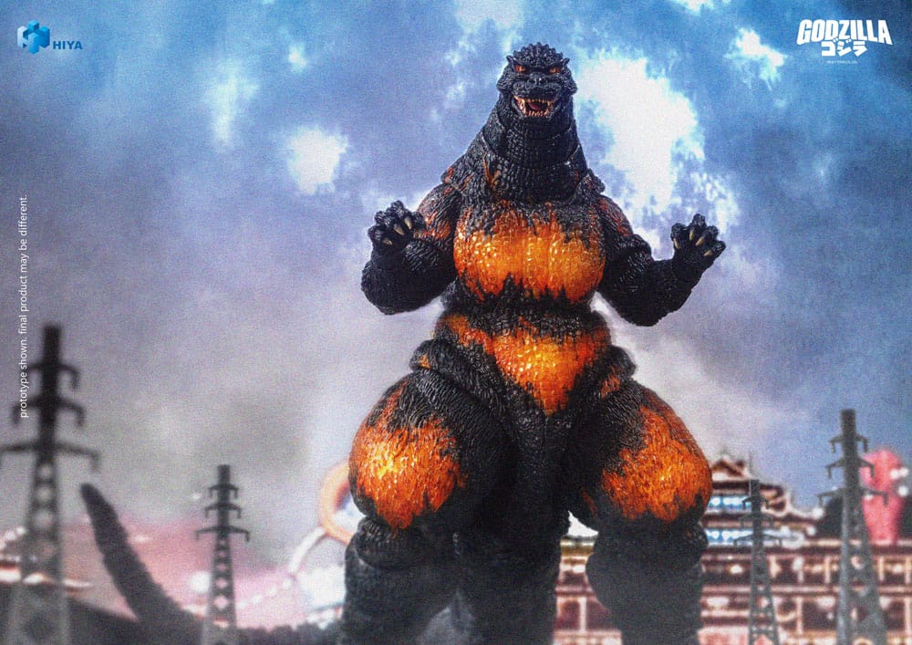Godzilla vs. Destoroyah (1995) Figura Exquisite Basic Burning Godzilla 18 cm - Z POP Toys