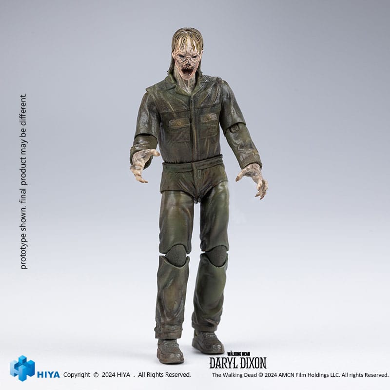 The Walking Dead Figura 1/18 Exquisite Mini Daryl Dixon Dark Eyes Walker 11 cm