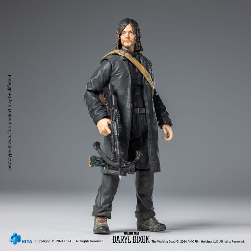 The Walking Dead Figura 1/18 Exquisite Mini Daryl 11 cm