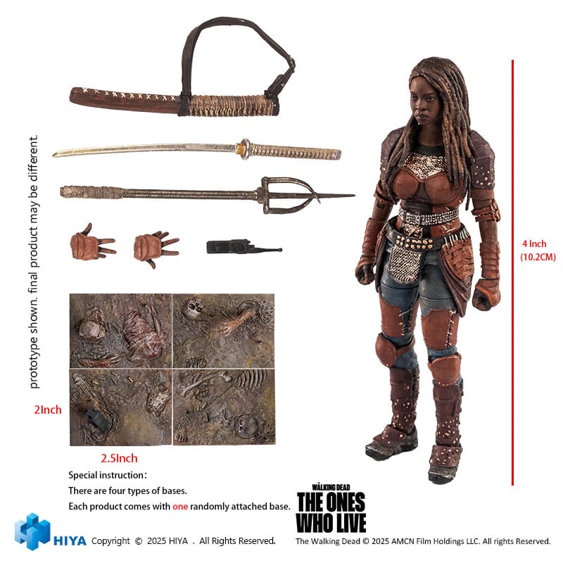 The Walking Dead: The Ones Who Lived Figura 1/18 Exquisite Mini Michonne 10 cm - Z POP Toys