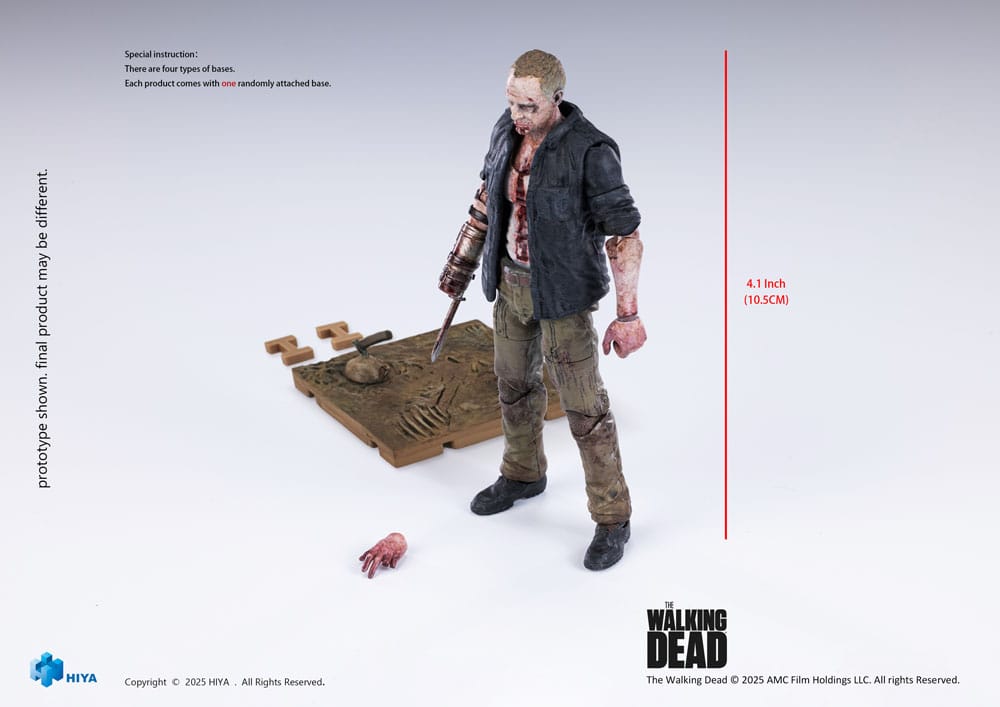 The Walking Dead Figura 1/18 Exquisite Mini Series Merle 11 cm
