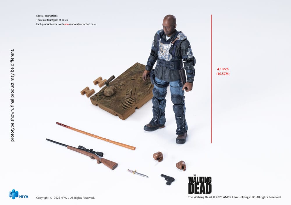 The Walking Dead: The Ones Who Lived Figura 1/18 Exquisite Mini Morgan 10 cm - Z POP Toys