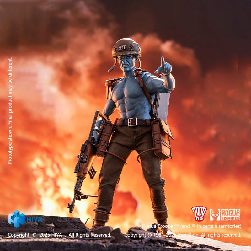 Rogue Trooper Figura 1/12 Exquisite Super Series Rogue Trooper 16 cm - Z POP Toys