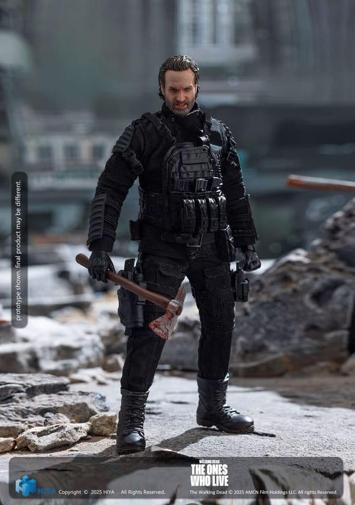 The Walking Dead: The Ones Who Lived Figura 1/12 Exquisite Super Series Rick 16 cm