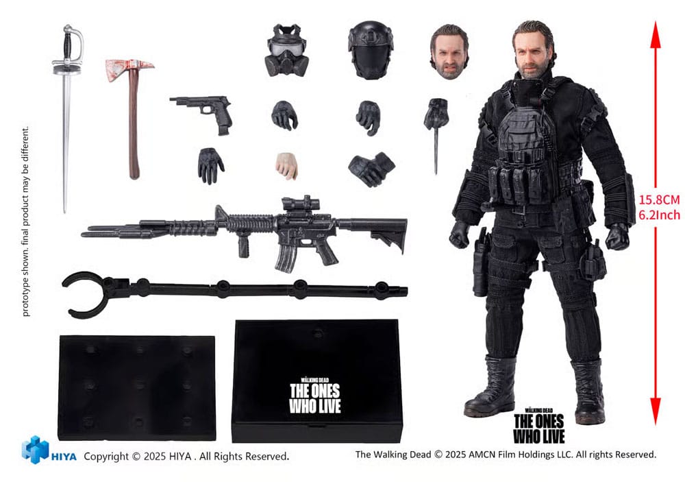 The Walking Dead: The Ones Who Lived Figura 1/12 Exquisite Super Series Rick 16 cm
