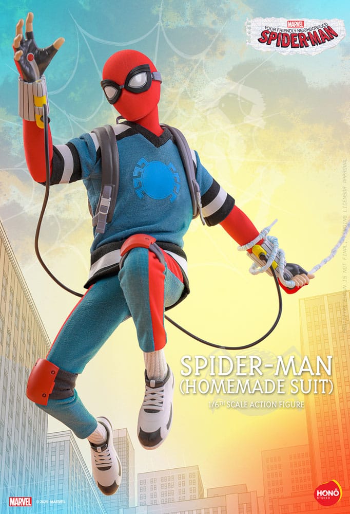 Tu amigo y vecino Spider-Man Figura 1/6 Spider-Man (Homemade Suit) 29 cm - Z POP Toys