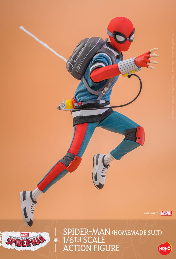 Tu amigo y vecino Spider-Man Figura 1/6 Spider-Man (Homemade Suit) 29 cm - Z POP Toys