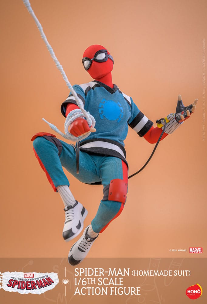 Tu amigo y vecino Spider-Man Figura 1/6 Spider-Man (Homemade Suit) 29 cm - Z POP Toys