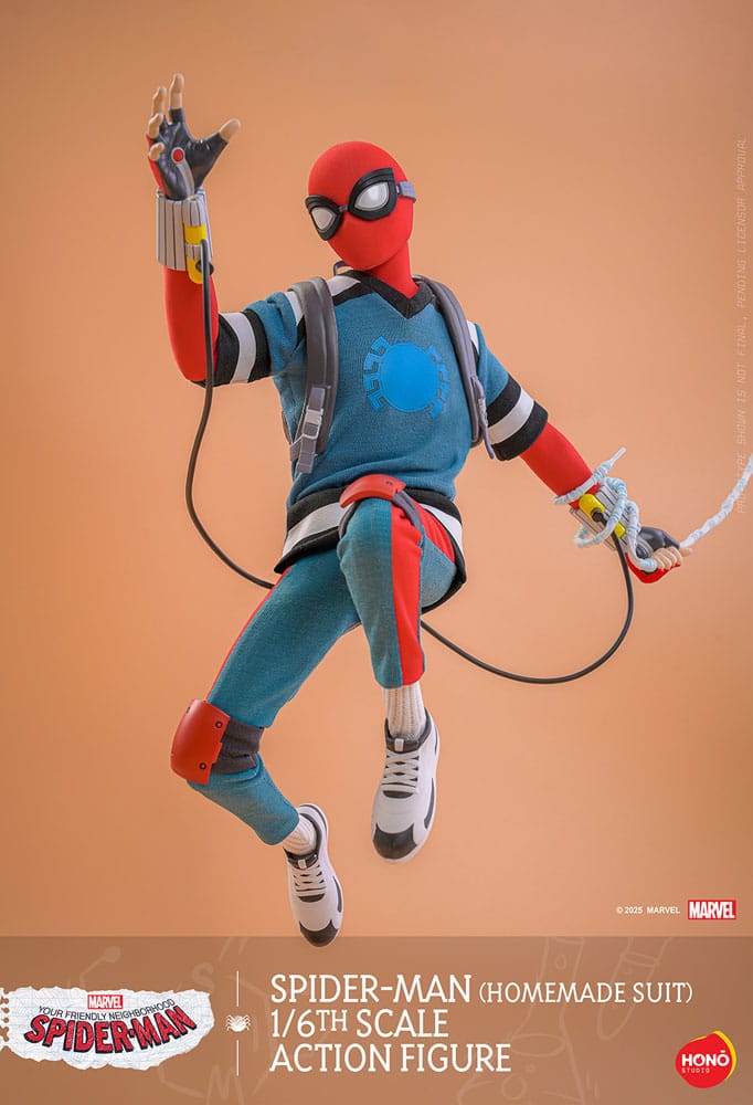 Tu amigo y vecino Spider-Man Figura 1/6 Spider-Man (Homemade Suit) 29 cm - Z POP Toys
