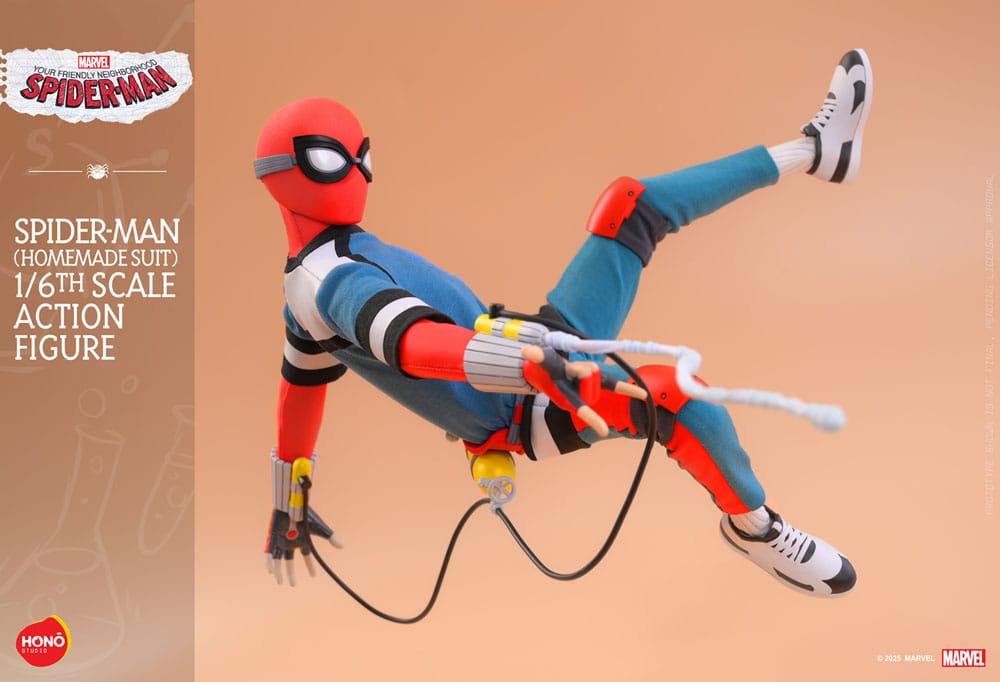 Tu amigo y vecino Spider-Man Figura 1/6 Spider-Man (Homemade Suit) 29 cm - Z POP Toys