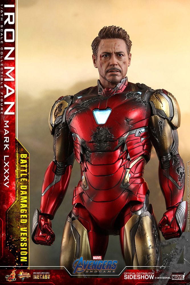 Vengadores: Endgame Figura Movie Masterpiece Diecast 1/6 Iron Man Mark LXXXV (Battle Damaged Version) Special Edition 32 cm