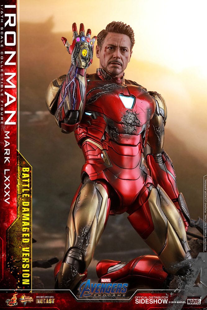 Vengadores: Endgame Figura Movie Masterpiece Diecast 1/6 Iron Man Mark LXXXV (Battle Damaged Version) Special Edition 32 cm