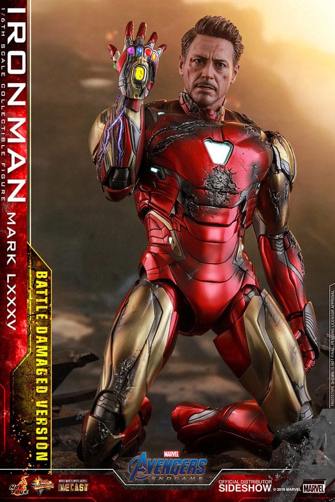 Vengadores: Endgame Figura Movie Masterpiece Diecast 1/6 Iron Man Mark LXXXV (Battle Damaged Version) Special Edition 32 cm