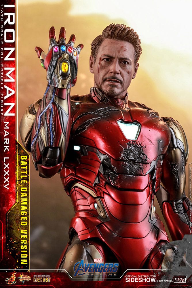 Vengadores: Endgame Figura Movie Masterpiece Diecast 1/6 Iron Man Mark LXXXV (Battle Damaged Version) Special Edition 32 cm
