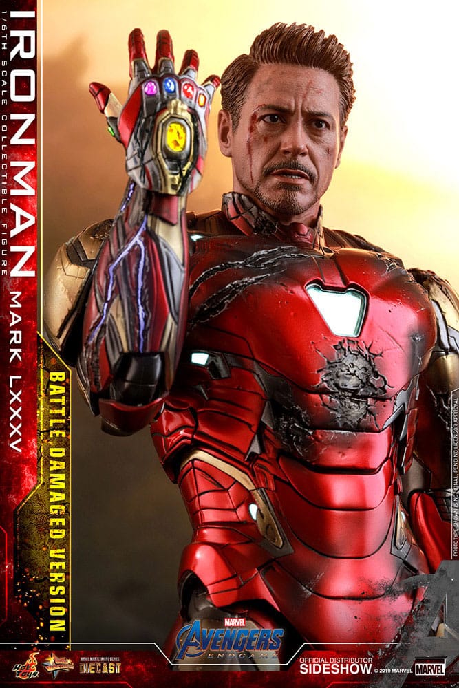 Vengadores: Endgame Figura Movie Masterpiece Diecast 1/6 Iron Man Mark LXXXV (Battle Damaged Version) Special Edition 32 cm