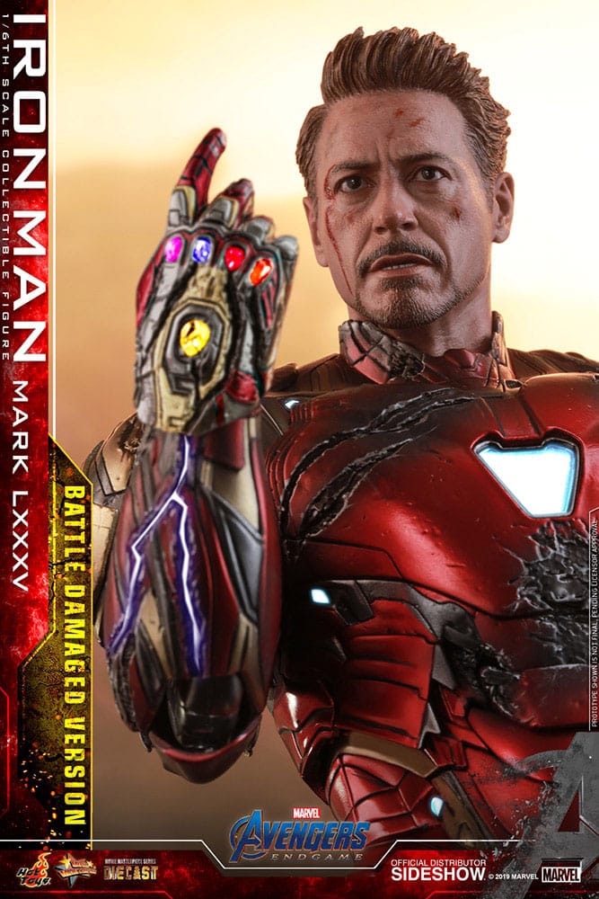 Vengadores: Endgame Figura Movie Masterpiece Diecast 1/6 Iron Man Mark LXXXV (Battle Damaged Version) Special Edition 32 cm