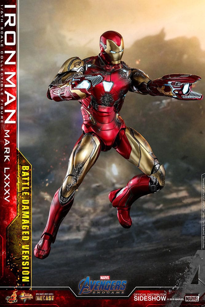 Vengadores: Endgame Figura Movie Masterpiece Diecast 1/6 Iron Man Mark LXXXV (Battle Damaged Version) Special Edition 32 cm