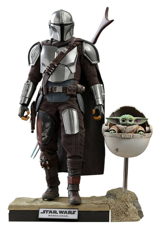 Star Wars The Mandalorian Pack de 2 Figuras 1/6 The Mandalorian & The Child Deluxe 30 cm
