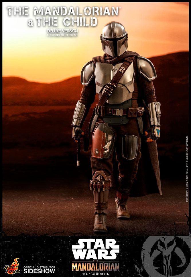 Star Wars The Mandalorian Pack de 2 Figuras 1/6 The Mandalorian & The Child Deluxe 30 cm
