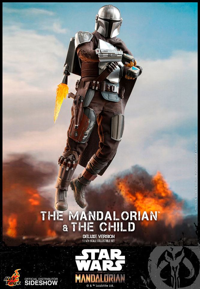 Star Wars The Mandalorian Pack de 2 Figuras 1/6 The Mandalorian & The Child Deluxe 30 cm