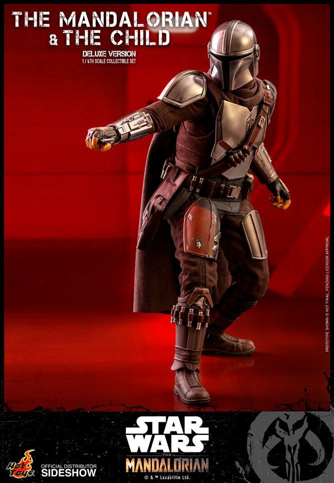 Star Wars The Mandalorian Pack de 2 Figuras 1/6 The Mandalorian & The Child Deluxe 30 cm