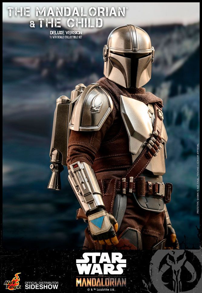 Star Wars The Mandalorian Pack de 2 Figuras 1/6 The Mandalorian & The Child Deluxe 30 cm