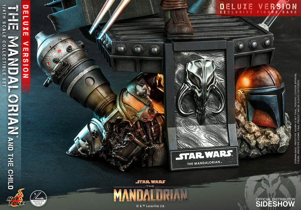 Star Wars The Mandalorian Pack de 2 Figuras 1/4 The Mandalorian & The Child Deluxe 46 cm