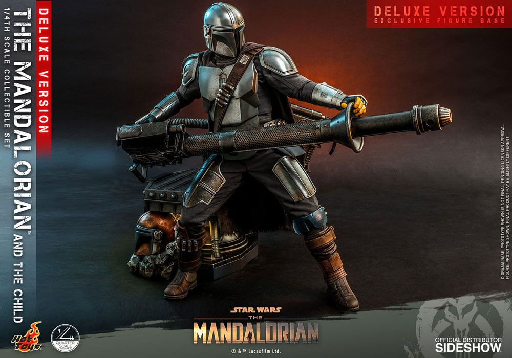 Star Wars The Mandalorian Pack de 2 Figuras 1/4 The Mandalorian & The Child Deluxe 46 cm