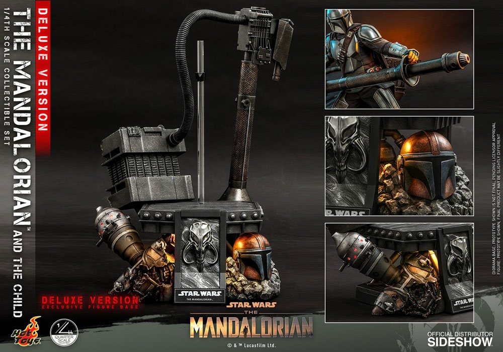 Star Wars The Mandalorian Pack de 2 Figuras 1/4 The Mandalorian & The Child Deluxe 46 cm