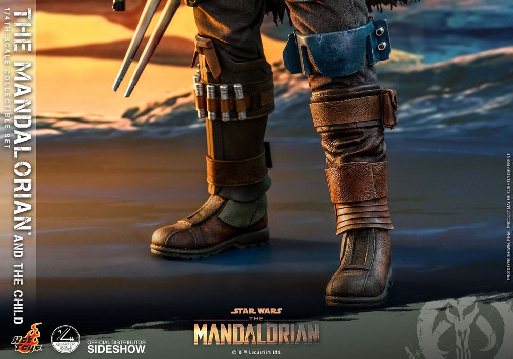 Star Wars The Mandalorian Pack de 2 Figuras 1/4 The Mandalorian & The Child 46 cm
