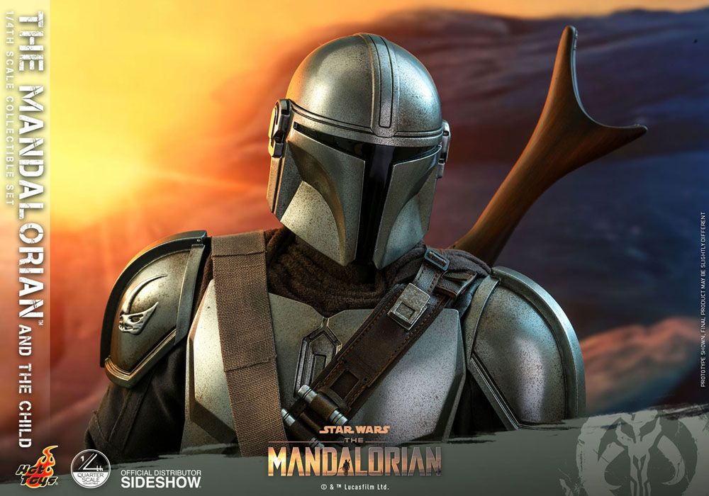 Star Wars The Mandalorian Pack de 2 Figuras 1/4 The Mandalorian & The Child 46 cm