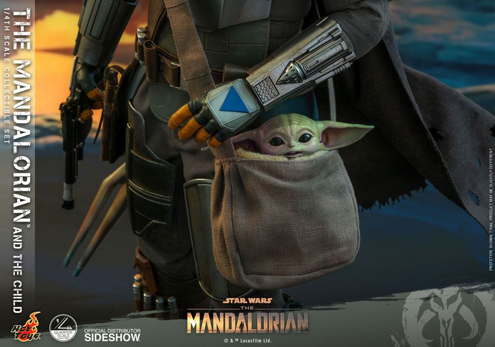 Star Wars The Mandalorian Pack de 2 Figuras 1/4 The Mandalorian & The Child 46 cm
