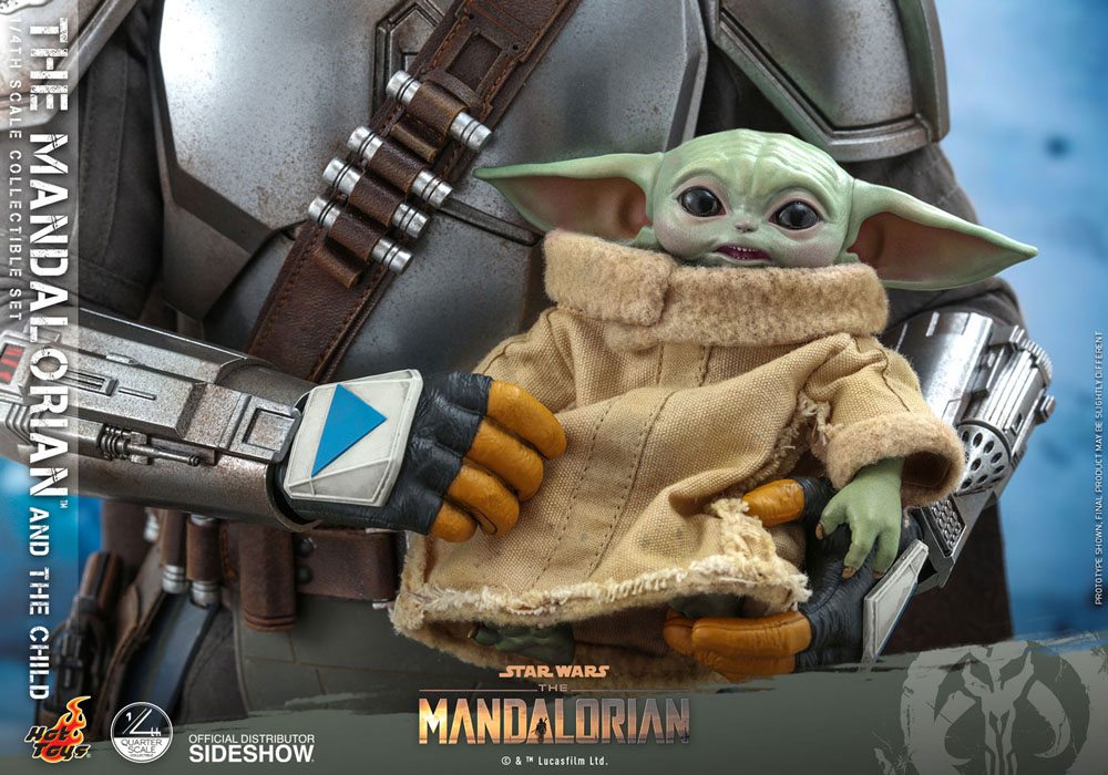 Star Wars The Mandalorian Pack de 2 Figuras 1/4 The Mandalorian & The Child 46 cm