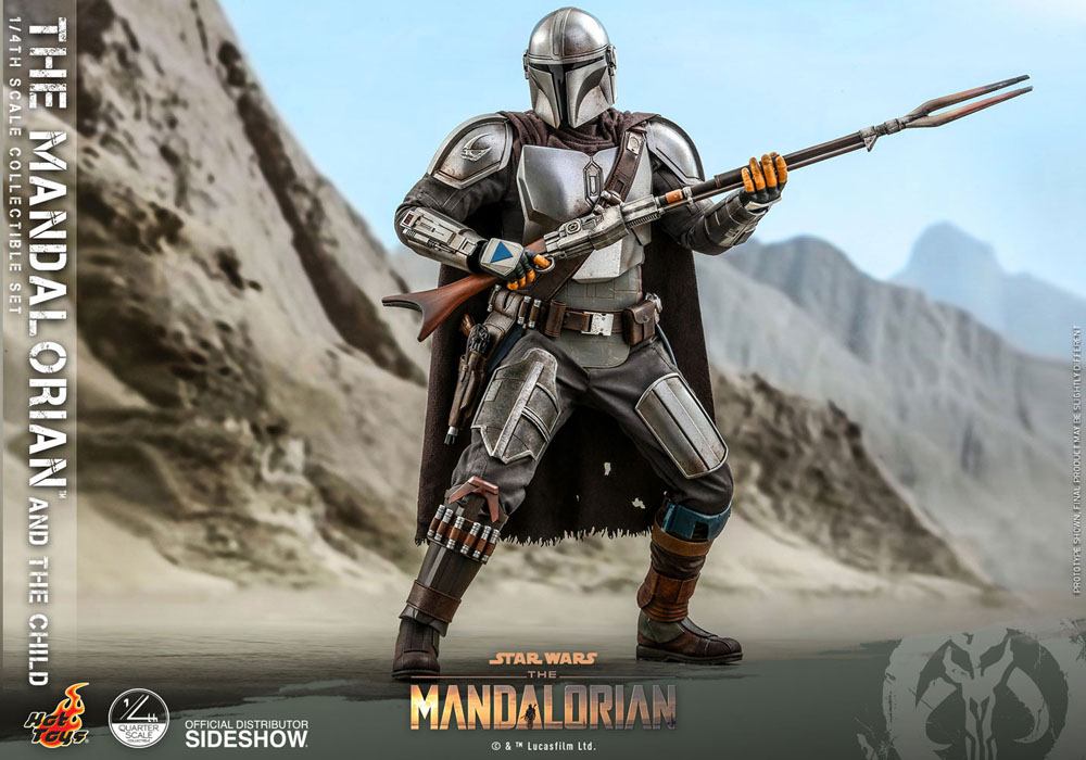 Star Wars The Mandalorian Pack de 2 Figuras 1/4 The Mandalorian & The Child 46 cm