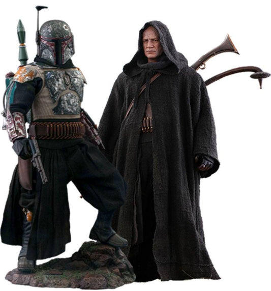 Star Wars The Mandalorian Pack de 2 Figuras 1/6 Boba Fett Deluxe 30 cm