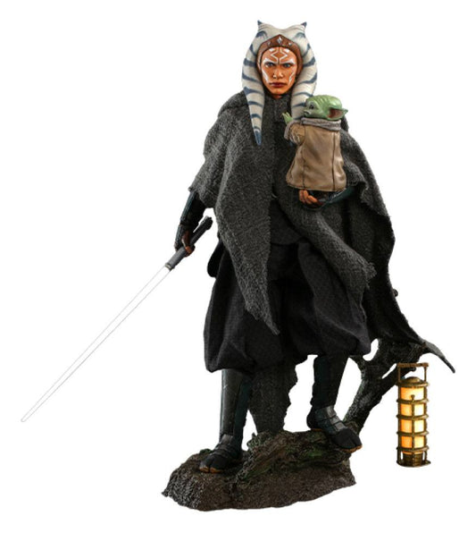 Star Wars The Mandalorian Pack de 2 Figuras 1/6 Ahsoka Tano & Grogu 29 cm