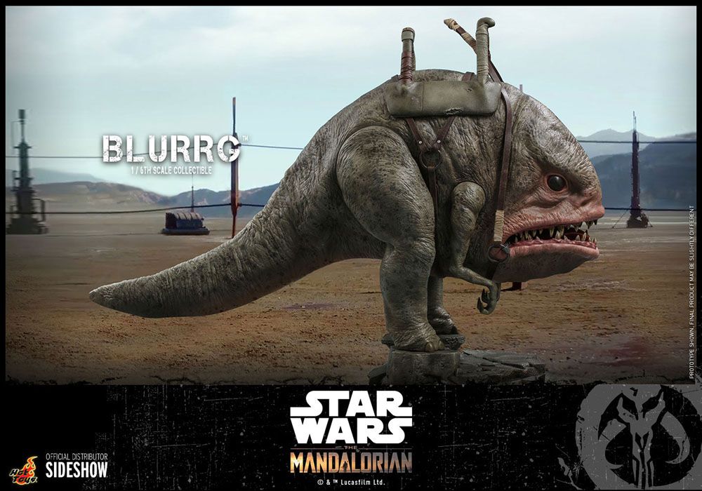 Star Wars The Mandalorian Figura 1/6 Blurrg 37 cm