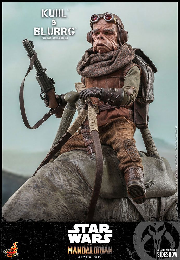 Star Wars The Mandalorian Pack de 2 Figuras 1/6 Kuiil & Blurrg 37 cm