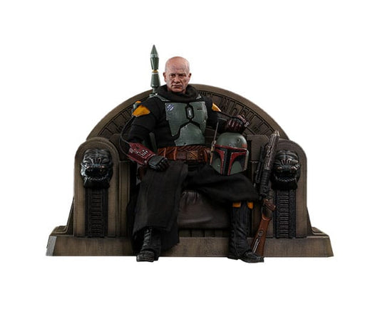 Star Wars: The Mandalorian Figura 1/6 Boba Fett Repaint Armor and Throne Special Edition 30 cm